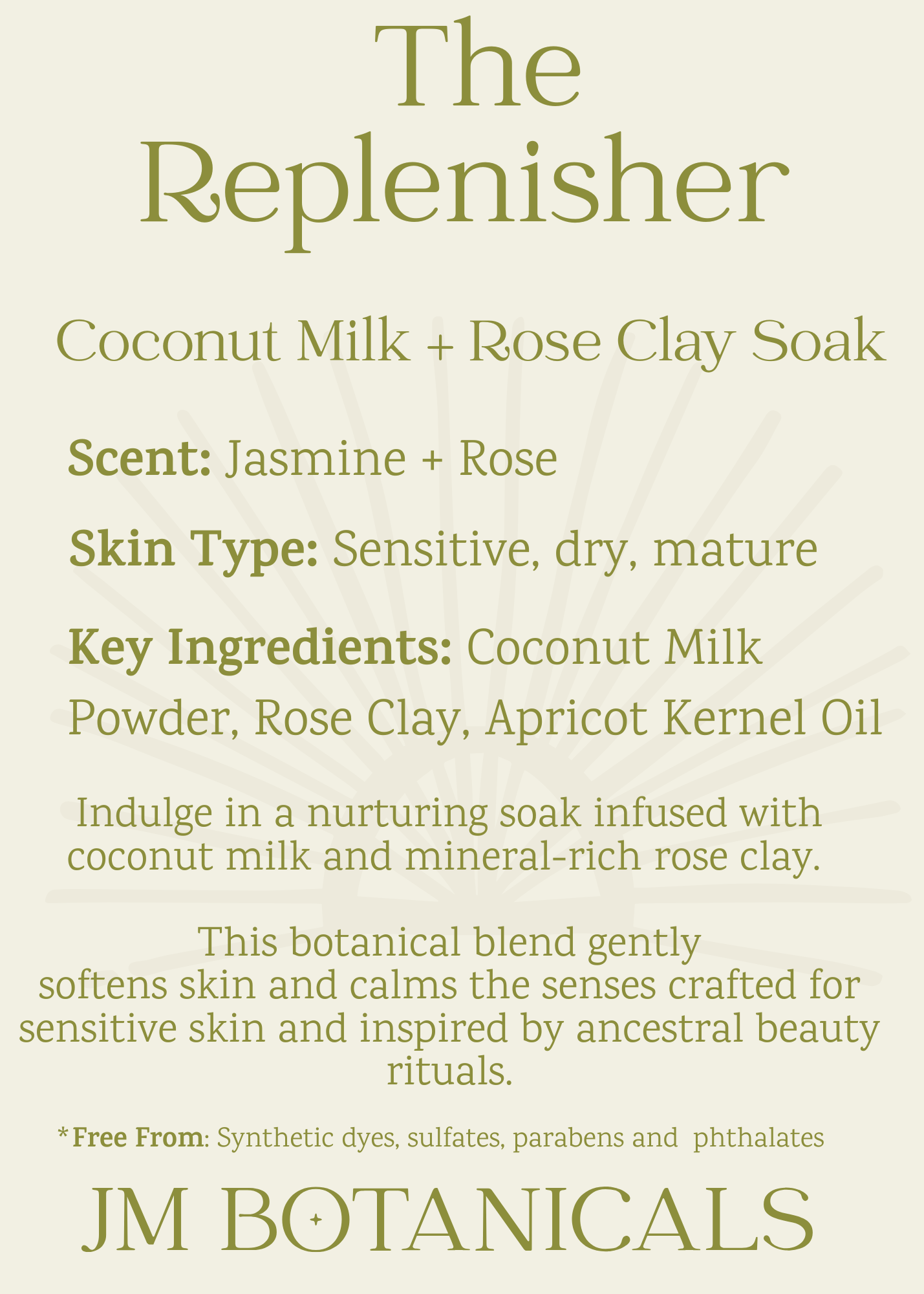 The Replenisher - Coconut + Rose