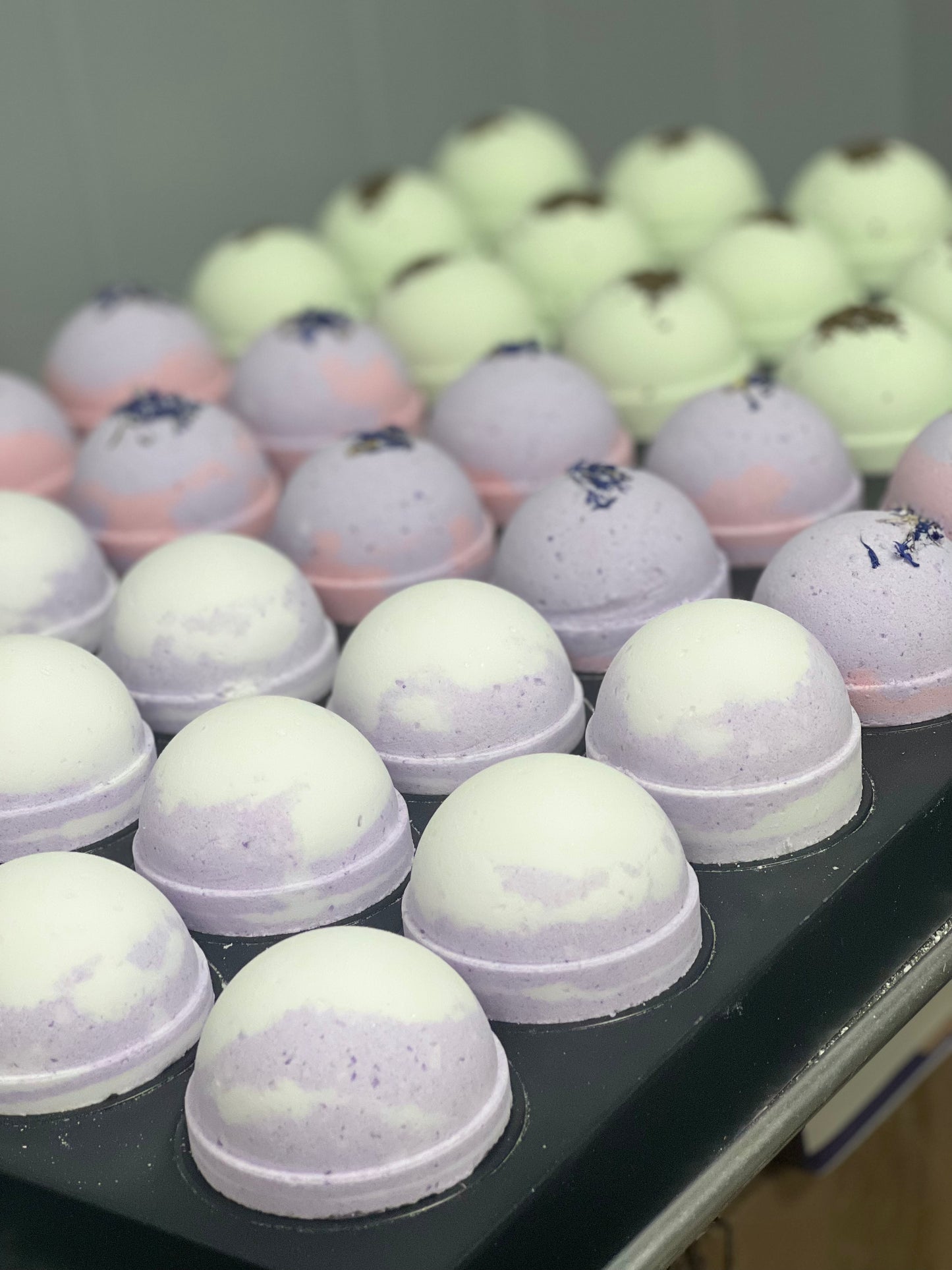 Pretty Handmade Floral Bath Bombs