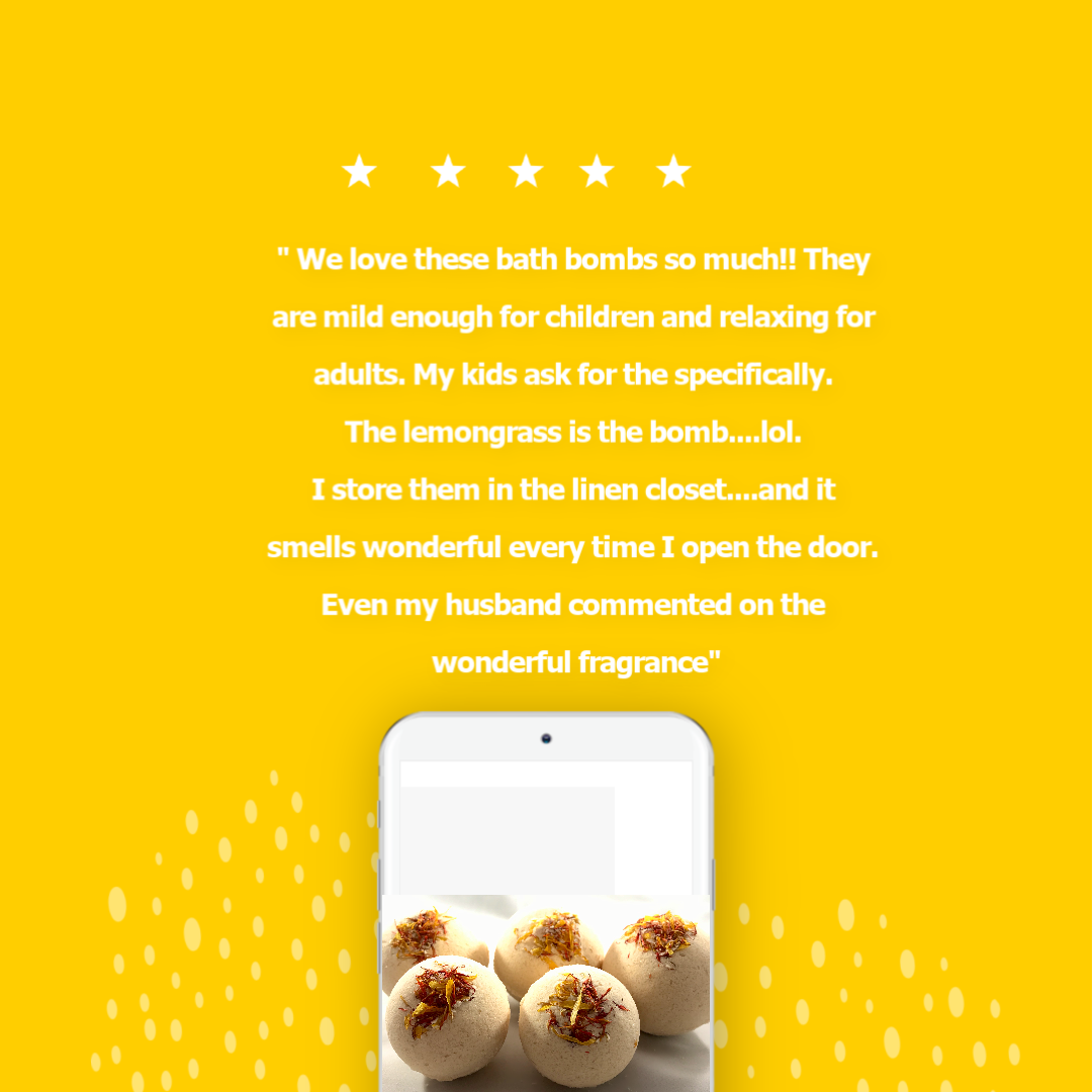 Let's Chill Detoxifying Bath Bomb - Lemongrass
