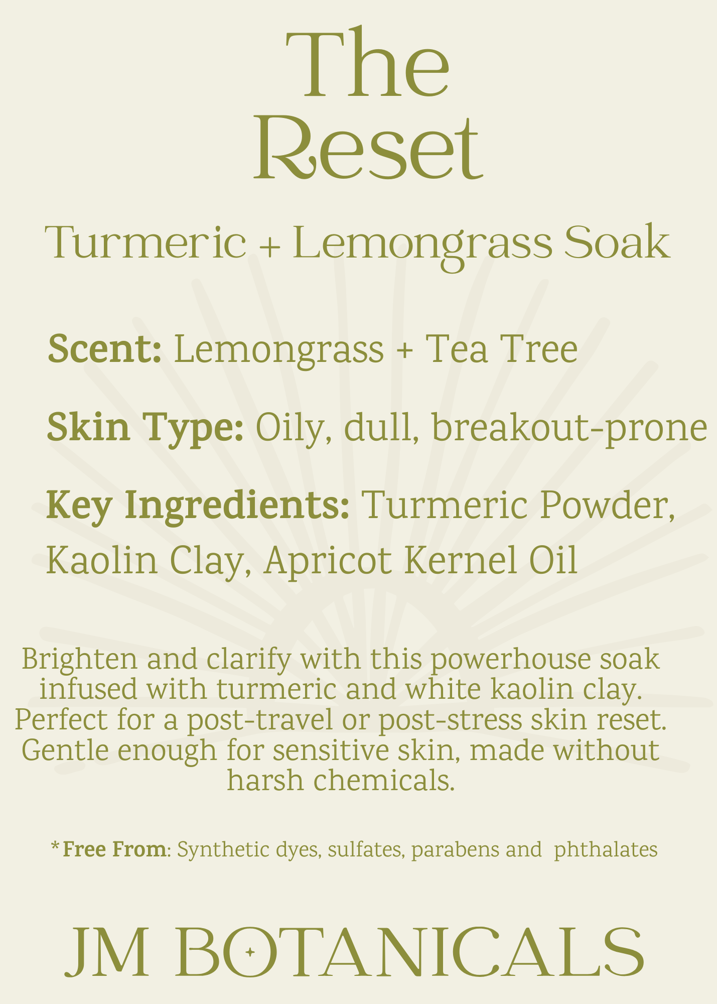 The Rest - Lemongrass + Turmeric