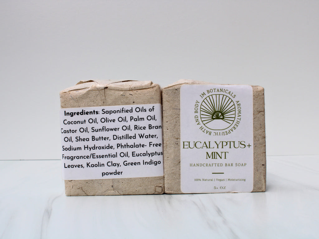 Eucalyptus + Mint  Handcrafted Soap