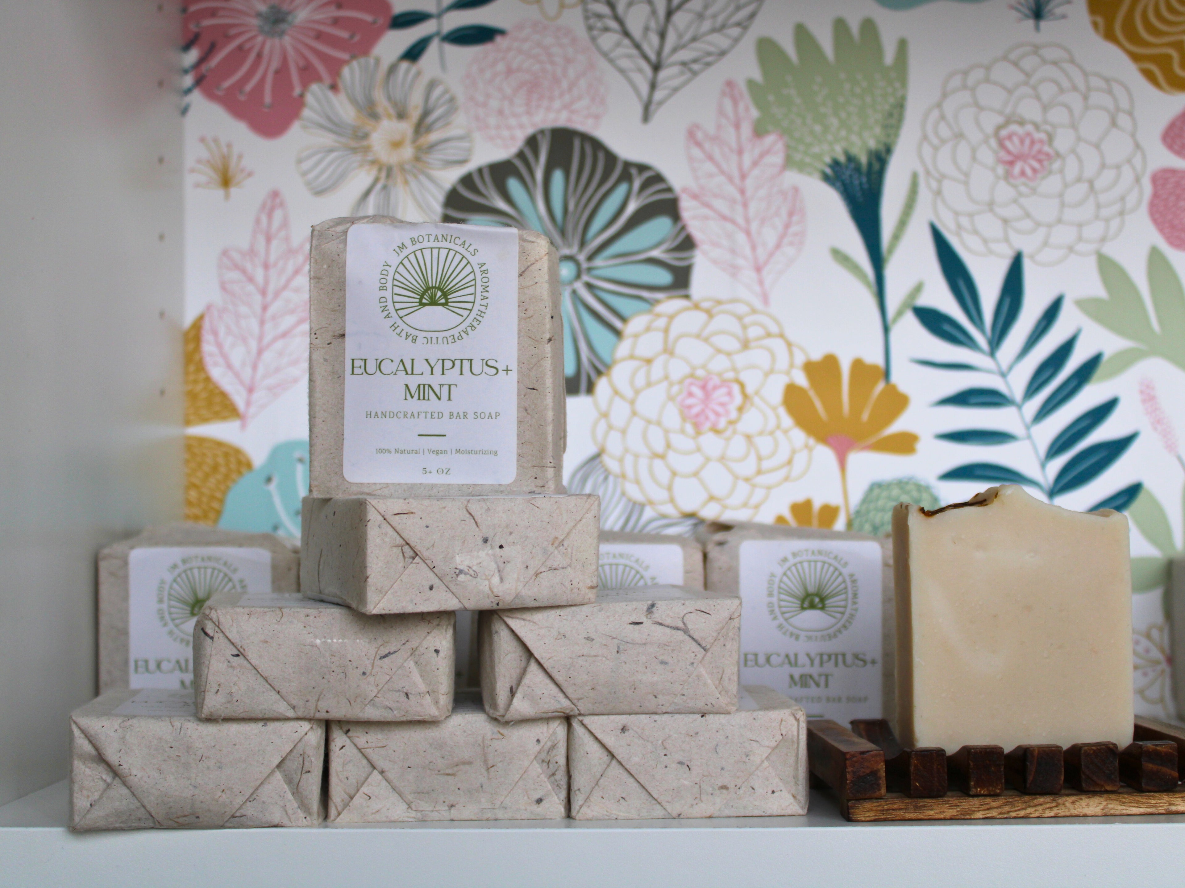 Eucalyptus + Mint  Handcrafted Soap