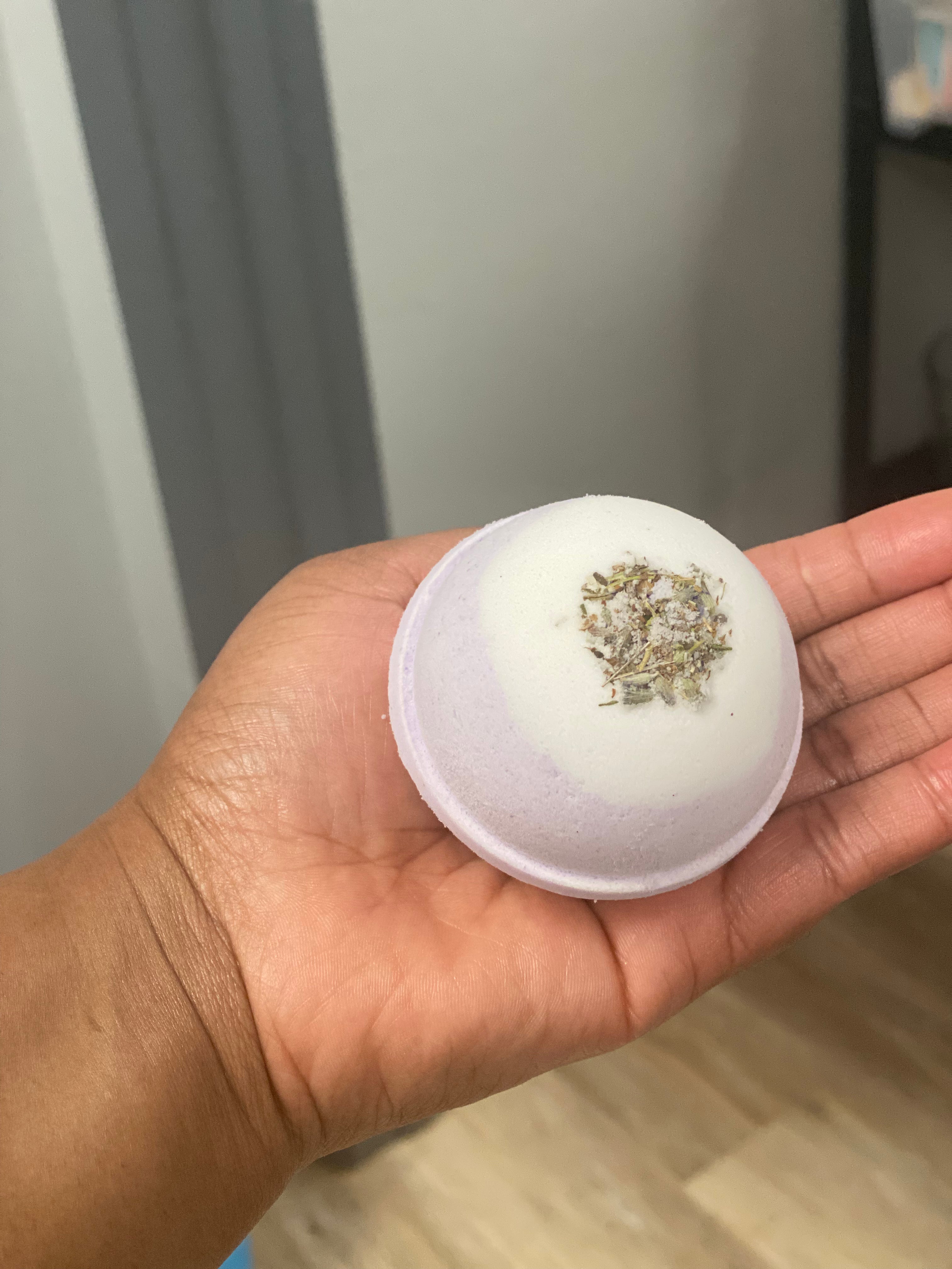 Pretty Handmade Floral Bath Bombs
