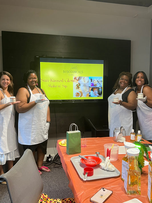 Friendsgiving Sip & Make: Custom Body Lotion + Bath Salt Workshop