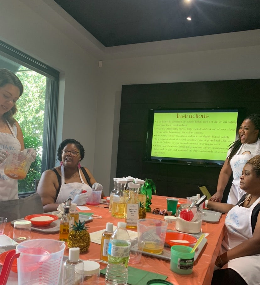 Friendsgiving Sip & Make: Custom Body Lotion + Bath Salt Workshop