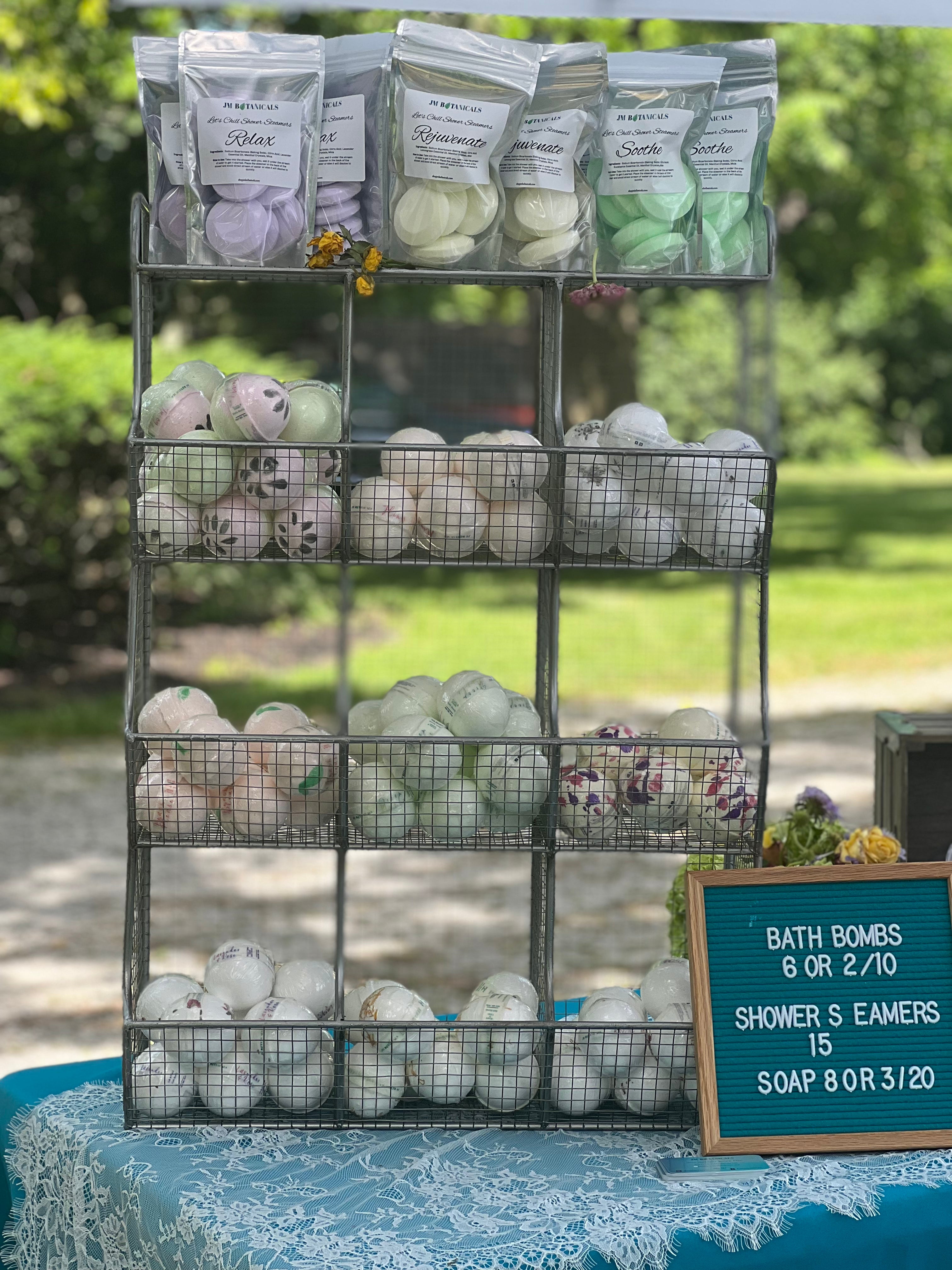 Pretty Handmade Floral Bath Bombs