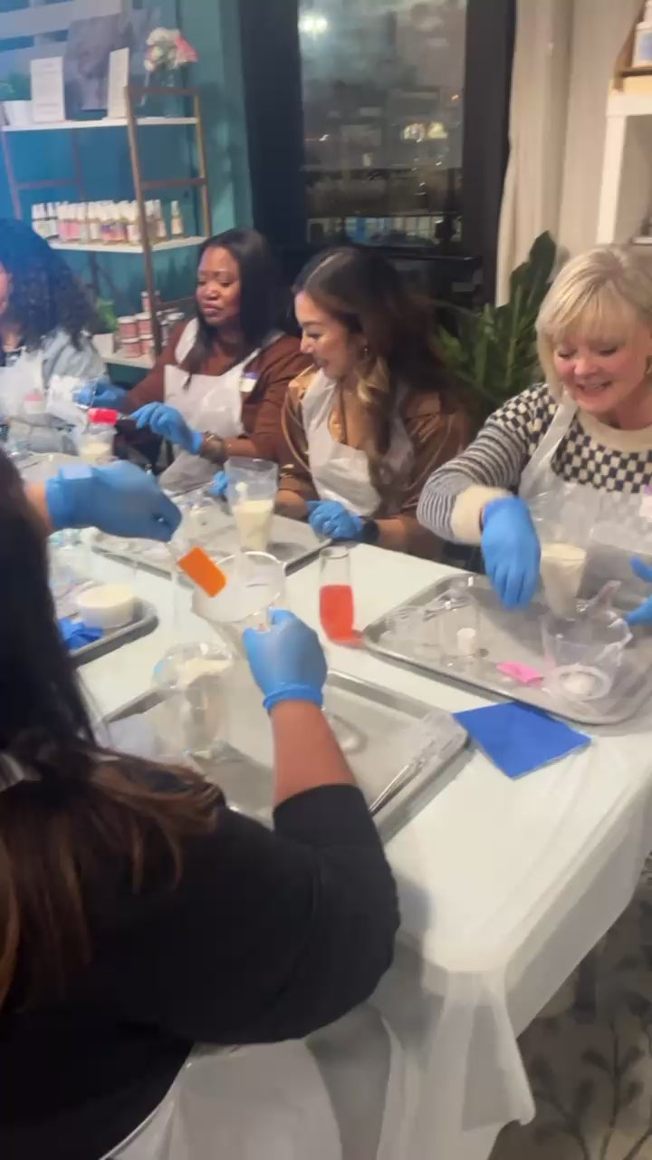 Galentines's Sip & Make: Custom Sugar Scrub + Body Oil